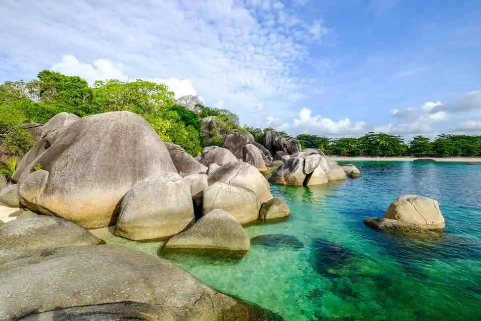 Tanjung Tinggi Beach In Belitung, Indonesia