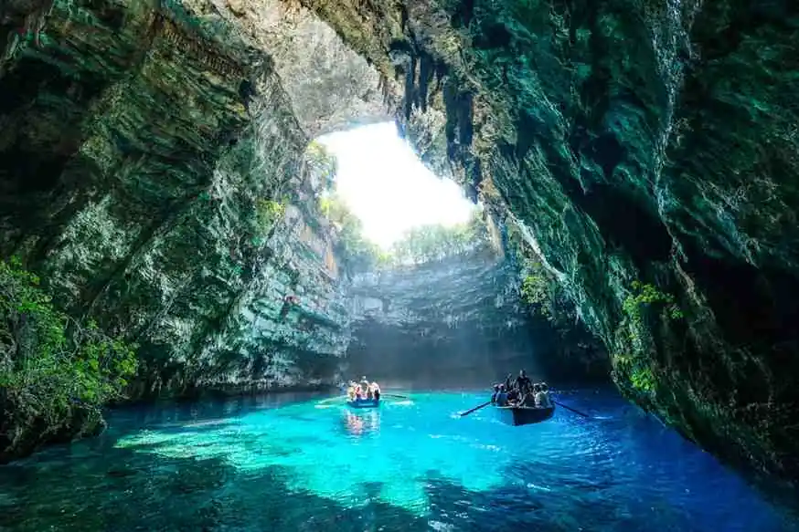 How To Visit The Melissani Cave Lake In Kefalonia, Greece